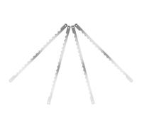 LIFKOME 4pcs Lames de Coupe en Acier Inoxydable Design Dentelé Antiadhésif, Accessoires de Remplacement pour Machine, pour Trancher Cakes et Toast Lors Cuisson