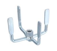 LIFKOME Accessoire Mélangeur pour Perceuse, Turbine de Mélange Métallique Argent, Tête Plate 1 Pièce, Adaptée aux Chantiers de Construction et à l'Enduit