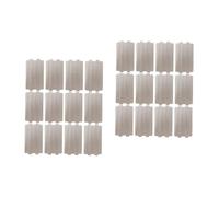 LIFKOME Accessoires De Four Feuille De 24 Pièces Flocons De Mica Micro-ondes Accessoires De Clapet Bac à Micro-ondes Couvercle Du Guide Micro-ondes Tranche De Mica Protecteur Anti-gras