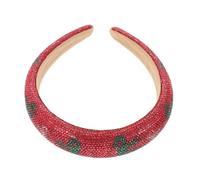 LIFKOME Bandeau de Noël 3 Cm Décoré de Cristaux et Éponge pour Femmes et Filles