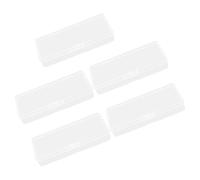 LIFKOME Boîtes de Rangement Plastique Transparentes 5pcs pour Élimination Sûre des Lames de Rasoir avec Design Compact, Adaptées la Maison Bureau
