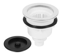 LIFKOME Bouchon d'évier et passoire en acier inoxydable pour bac à shampoing, drainage efficace pour accessoires de salon de coiffure et lits de lavage de cheveux