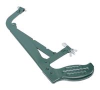 LIFKOME Cadre de Scie à Métaux Portable en Fer, Poignée Antidérapante, Tension Réglable, Vert, pour Bois et Plastique, pour Menuiserie et Jardinage