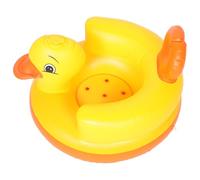 LIFKOME Chaise Garçon Fille Gonflable Canard Siège de Sol Support Dorsal Multifonction Réhausseur Portable pour Tout-petits Facile à Gonfler et Transporter