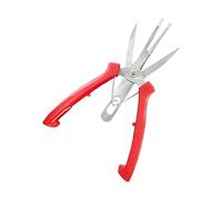 LIFKOME Ciseaux à Double Bouche Coupe Facile des Légumes et Branches pour Jardinage en Acier Inoxydable Poignée Antidérapante, pour Vergers et Usage Domestique