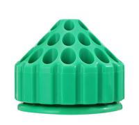 LIFKOME Coffret de Rangement pour Outils, Plateau Classifié Rotatif, Vert | Abs, Forme Alvéolée, Épaisseur Adaptée, Organiseur Pratique, pour Embouts et Forets, Design Créatif