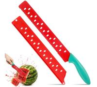 LIFKOME Couteau Pasteque en Acier Inoxydable avec Lame Dentelée, Ustensile Cuisine Découpe de Fruits, pour Pâtisserie et Cuisson Maison