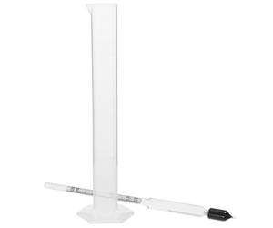 LIFKOME Cylindre Gradué Densimètre Plastique 150ml pour Mesure de Composition Alimentaire et Alcool la Cuisine Professionnelle