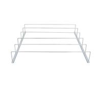 LIFKOME Distributeur de Boissons pour Réfrigérateur 40 CM X 42 CM, Organiseur Anti-Déversement à Compartiments Modulables, Porte-Canettes Stable et Réglable pour Congélateur et