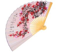 LIFKOME Éventail Mural Chinois Géant 0,5x0,9m, Bambou et Papier | Style Antique Oriental, Motif Dragon Noir, Pièce Unique, pour Mariage, Décor Mural et Séance Photo