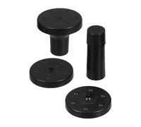 LIFKOME Fontaine eau extérieure pompe solaire pour fontaine en ABS noir 1 ensemble, hauteur de jet réglable, pour jardin, bassin et petit aquarium