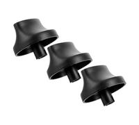 LIFKOME Interrupteur à Minuterie Mécanique 3 Pièces en Plastique Noir, Boutons de Commande pour Équipement Cuisine et Cuiseur à Riz, Cuisine Domestique et Restaurant