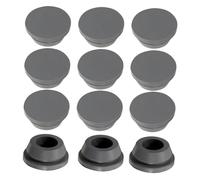 LIFKOME Kit de 12 Bouchons de Vidange Diamètre 20mm pour Climatiseur en Caoutchouc Robuste et Adapté à L'ambiance Estivale, pour Unité Extérieure