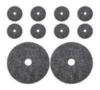 LIFKOME Paillis pour Arbres Et Protecteur De Gazon 10 Pièces Tapis Barrières Anti-Racines Rond en Tissu Non Tissé Respirant pour Jardin Balcon Et Racines