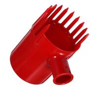 LIFKOME Panier à Baies Cueille-Baies en Plastique Rouge, Cueilleur de Fruits pour Glands et Baies, Poignée Antidérapante Ergonomique, Léger, Facile à Nettoyer, Jardinage Domestique,