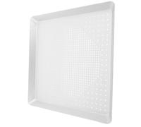 LIFKOME Plaque de Perforée à Pizza Alliage Rectangulaire 30cm en D'aluminium Distribution Uniforme Chaleur pour Cuisson Maison et Pâtisserie