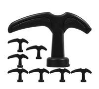 LIFKOME Poignée de Lanceur en Plastique ABS 8pcs pour Tondeuse à Gazon Poignée de Corde de Démarrage à Prise Confortable Universelle pour Débroussailleuse et Tronçonneuse