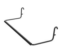 LIFKOME Porte-essuie-tout Pegboard Métal Crochet de Rangement Mural Robuste Support Papier Essuie-tout Extensible Compatible avec Tableau Perforé Standard Accessoire Pratique pour Salle