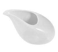 LIFKOME Pot à Lait Céramique Simple Mini Design Bec Verseur Pratique pour Sauce et Vinaigrette Adapté la Maison Aliments Chauds