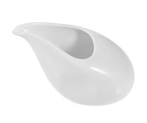 LIFKOME Pot à Lait Céramique Simple Mini Design Bec Verseur Pratique pour Sauce et Vinaigrette Adapté la Maison Aliments Chauds