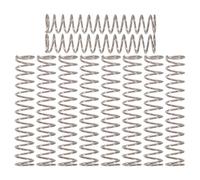 LIFKOME Ressort de Rechange pour pulvérisateur 10pcs en Acier Inoxydable 7 mm, Bobine de Compression Argent pour réparation de Pompe de pulvérisation Jardin