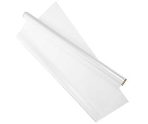 LIFKOME Rouleau Tableau Blanc Effaçable Autocollant Mural en Pvc Blanc, Surface Lisse pour Écriture et Effacement Facile, pour Salles de t Apprentissage