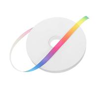 LIFKOME Ruban Satin Double Face Ruban Tissu Créatif Décoratif Polyester 9 Mm Arc-en-ciel Dégradé Multicolore 50 Yards Noël pour Couture et Emballage Cadeau