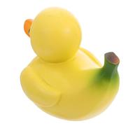 LIFKOME Statuette Canard Banane en Résine Colorée Décoration de Table Animalière Fruitée Mini Sculpture Décorative pour Bureau Salon ou Tableau de Bord Accessoire Original et Léger