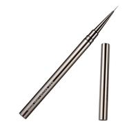 LIFKOME Stylo Pinceau à Liner pour Nail Art, Outil de Dessin pour Manucure, Tête de Brosse 9 MM, Tige en Métal, Application Fine à Domicile ou Pro
