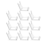 LIFKOME Supports de rangement pour assiettes et bols 10pcs en plastique transparent, organisateurs pour cuisine, adaptés à l'affichage et au rangement