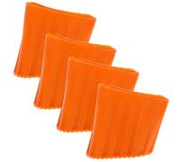 LIFKOME Tapis d'Échelle 25X43 MM, 4 Pièces, Embouts en Silicone Antidérapants, Protection du Sol, Adaptés pour Échelles Pliantes et Usage Domestique