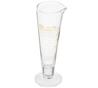 LIFKOME Tasse à Mesurer Graduée en Verre 50ml Base Ronde, Outil Précis et Anti-chute pour Mesurer Liquide en Laboratoire Cuisine