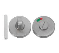 LIFKOME Verrou de Porte avec Indicateur D'occupation Sécurité Assurée en Acier Inoxydable pour Cabine de Toilettes Publiques pour Restaurants et Hôtels
