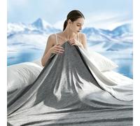 LIFOCI Couverture Rafraîchissante Q-Max >0,4 2-en-1, 220x240cm