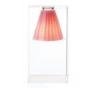 Light-Air lampe de table recouverte de tissu RO Transparent / Rose Kartell - 9110RO