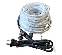 Light at Job Carré Rouge - Ruban LED Connectable de Chantier, 5 Mètres - Prêt à Brancher, PVC, IP65-178 LED SMD, 2835/Mètre, 1200 Lumens/Mètres - 6000K