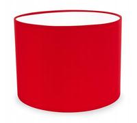Light-Home Abat-jour Matero - Abat-jour moderne pour lampe de table de plafond - pour chambre à coucher, salon et cuisine style loft moderne - tissu - pour E27 avec 1 point de lumière rouge 20 cm