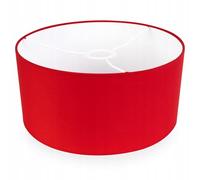 Light-Home Abat-jour Matero - Abat-jour moderne pour lampe de table de plafond - pour chambre à coucher, salon et cuisine style loft moderne - tissu - pour E27 avec 1 point de lumière rouge 40 cm