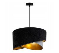 Light-Home Abat Jour Suspension Luminaire Lustre Industriel Milan - Moderne Abat Jour Plafond pour Chambre Salon et Cuisine - en Metal - Noir et Gris