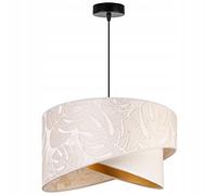 Light-Home Milan Abat Jour Suspension Luminaire Lustre Industriel - Moderne Abat Jour Plafond pour Chambre Salon et Cuisine - en Metal - Crème Monserta - Noir