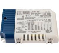Light Impressions Meanwell Alimentation LED DIM, Multi CC, LCM-40BLE / Casambi + Push courant constant 350/500/600/700/900/1050 mA IP20 dimmable 2-100V DC 42,00 W 862244