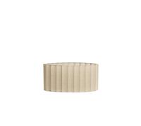 Light & Living Abat-jour ovale Disli - Crème - 45 x 21 x 22 cm - Textile
