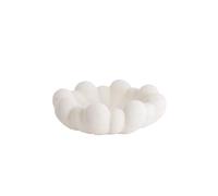 Light & Living Bol Liron - Blanc - Ø42x15cm - Rond - Plastique - Plat de service - Bol à fruits - Bol décoratif - Décoration de table