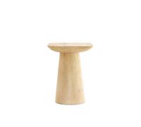Light & Living Dego Table d'appoint - Naturel - 45 x 45 x 59 cm - Horloge murale moderne pour salon - Horloge murale
