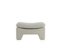 Light & Living Pouf Dasha - Beige - 80x40x48,5cm - Rectangle - Textile - Tabouret - Coussin d'assise - Repose-Pieds