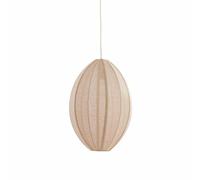 Light & Living Suspension Milatos - Marron - Ø38cm | Rond - Textile - Plafonnier suspendu - Lampes suspendues pour table à manger & salon - Éclairage