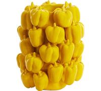 Light&living Vase déco 23,5x23x32,5 cm BELLPEPPER céramique jaune brillant