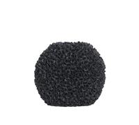 Light & Living Vase Phylia - Noir - 52x23x46.5cm - Ovale - Plastique - Vase à fleurs - Décoration d'intérieur - Fête des mères - Cadeau de fête des mères - Cadeau de fête des mères pour maman