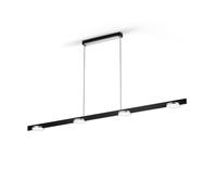 Light Point Inlay S1800 Disc Smart Tune Pendelleuchte, noir mat / argent satiné