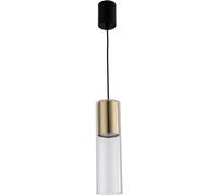 Light Prestige Manacor lampe suspendue 1x50 W transparent-doré LP-232/1PGD